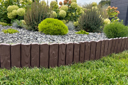 Palisada WOOD 58 cm brąz