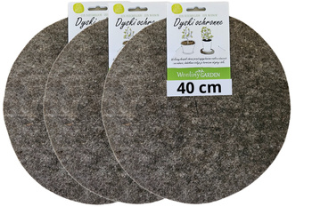Dysk ochronny z owczej wełny 40 cm - 3 szt.