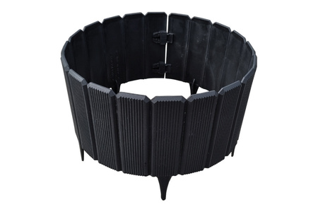 Ekopalisada ogrodowa 100 cm, wys. 22 cm Czarna