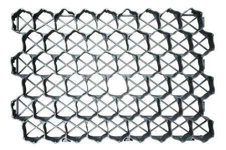 Kratka trawnikowa czarna Ekogrid 60x40x3 cm