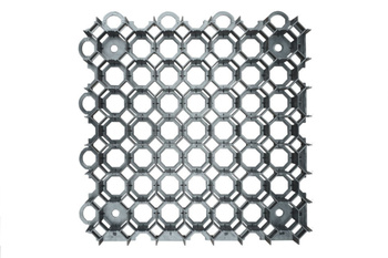 Kratka trawnikowa Ekogrid 50x50x4 cm czarna